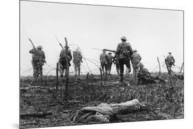 First day of Battle of the Somme July 1st 1916-null-Mounted Giclee Print