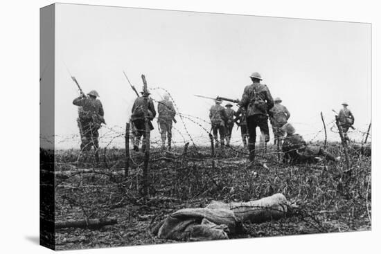 First day of Battle of the Somme July 1st 1916-null-Stretched Canvas