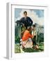 "First Day of School,"September 1, 1928-Haddon Sundblom-Framed Giclee Print