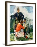 "First Day of School,"September 1, 1928-Haddon Sundblom-Framed Giclee Print