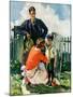 "First Day of School,"September 1, 1928-Haddon Sundblom-Mounted Giclee Print