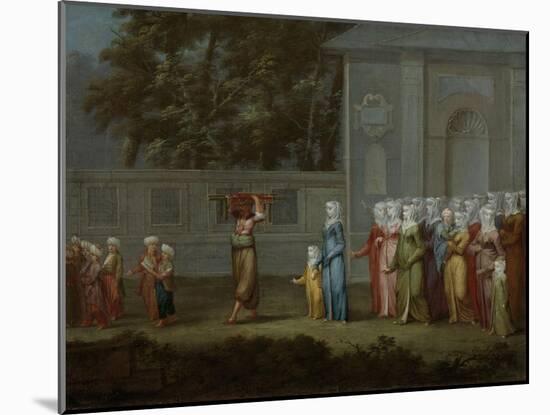 First Day of School-Jean Baptiste Vanmour-Mounted Art Print