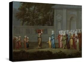 First Day of School-Jean Baptiste Vanmour-Stretched Canvas