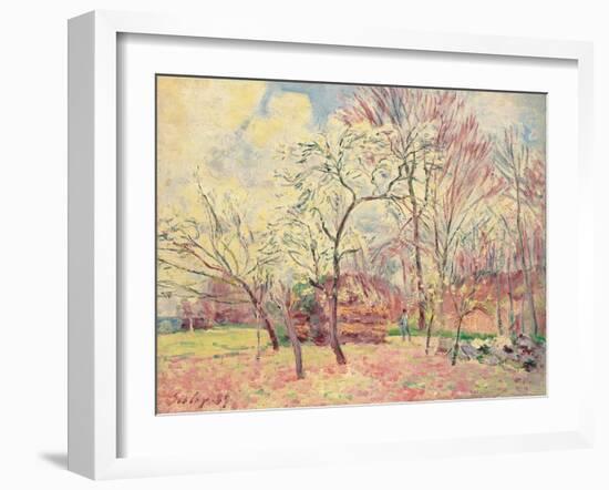 First Day of Spring in Moret, 1889-Alfred Sisley-Framed Giclee Print