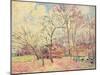 First Day of Spring in Moret, 1889-Alfred Sisley-Mounted Giclee Print