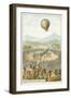 First Demonstration of a Hot Air Balloon by the Montgolfier Brothers, Annonay, France, 4 June 1783-null-Framed Giclee Print