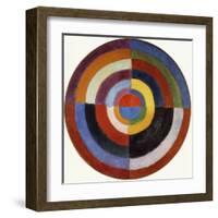 First Disc, 1912-Robert Delaunay-Framed Giclee Print