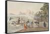 First Disembarkation of the French at the Portuguese Outpost at Dille-Felice Campi-Framed Stretched Canvas