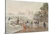 First Disembarkation of the French at the Portuguese Outpost at Dille-Felice Campi-Stretched Canvas