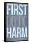 First Do No Harm Poster-null-Framed Stretched Canvas