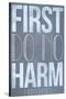 First Do No Harm Poster-null-Stretched Canvas