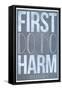 First Do No Harm-null-Framed Stretched Canvas