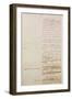 First Draft of the Constitution of the United States, 1787-American School-Framed Giclee Print