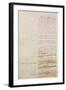 First Draft of the Constitution of the United States, 1787-American School-Framed Giclee Print