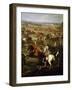 First Duke of Marlborough, Detail from Battle of Blenheim, August 13, 1704-John Wooton-Framed Giclee Print