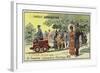 First Electric Locomotive, 1879-null-Framed Giclee Print