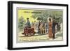 First Electric Locomotive, 1879-null-Framed Giclee Print