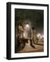 First Electric Street Light, Berlin-Carl Saltzmann-Framed Giclee Print