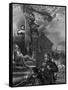 First English Civil War: Siege of Lathom House, 1644-J. Godfrey-Framed Stretched Canvas