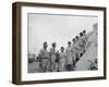First Five Air Force Women Assigned to Vietnam Arrive at Tan Son Nhut, June 1967-null-Framed Photo