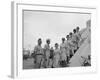 First Five Air Force Women Assigned to Vietnam Arrive at Tan Son Nhut, June 1967-null-Framed Photo