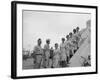 First Five Air Force Women Assigned to Vietnam Arrive at Tan Son Nhut, June 1967-null-Framed Photo