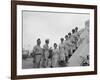 First Five Air Force Women Assigned to Vietnam Arrive at Tan Son Nhut, June 1967-null-Framed Photo