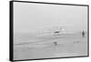 First flight, Kitty Hawk, North Carolina, 120 feet in 12 seconds, 10.35am December 17th 1903-John T. Daniels-Framed Stretched Canvas