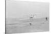 First flight, Kitty Hawk, North Carolina, 120 feet in 12 seconds, 10.35am December 17th 1903-John T. Daniels-Stretched Canvas