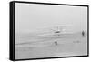 First flight, Kitty Hawk, North Carolina, 120 feet in 12 seconds, 10.35am December 17th 1903-John T. Daniels-Framed Stretched Canvas