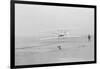 First flight, Kitty Hawk, North Carolina, 120 feet in 12 seconds, 10.35am December 17th 1903-John T. Daniels-Framed Giclee Print