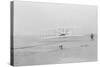 First flight, Kitty Hawk, North Carolina, 120 feet in 12 seconds, 10.35am December 17th 1903-John T. Daniels-Stretched Canvas