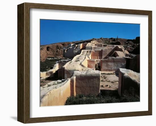 First Floor and Audience Court in the Royal Palace of Ebla, 2400 BC, Syria-null-Framed Giclee Print