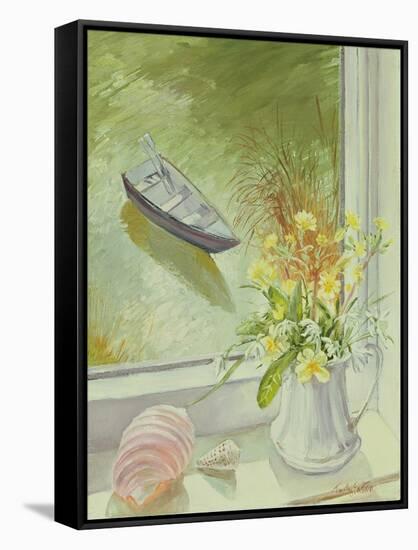 First Flowers and Shells-Timothy Easton-Framed Stretched Canvas