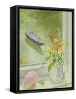 First Flowers and Shells-Timothy Easton-Framed Stretched Canvas