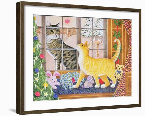 First Footing-Pat Scott-Framed Giclee Print