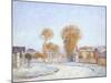 First Frost, 1876-Alfred Sisley-Mounted Giclee Print