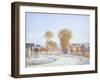 First Frost, 1876-Alfred Sisley-Framed Giclee Print