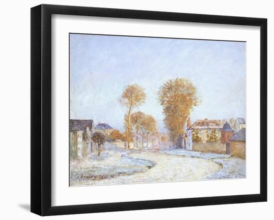 First Frost, 1876-Alfred Sisley-Framed Giclee Print