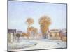 First Frost, 1876-Alfred Sisley-Mounted Giclee Print