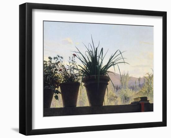 First Fruits-Odoardo Borrani-Framed Giclee Print