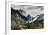First Glance, Half Dome and El Capitan, Yosemite National Park-Vincent James-Framed Photographic Print