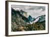 First Glance, Half Dome and El Capitan, Yosemite National Park-Vincent James-Framed Photographic Print