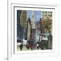 First Glimpse of the Chrysler Building, New York-Susan Brown-Framed Collectable Print