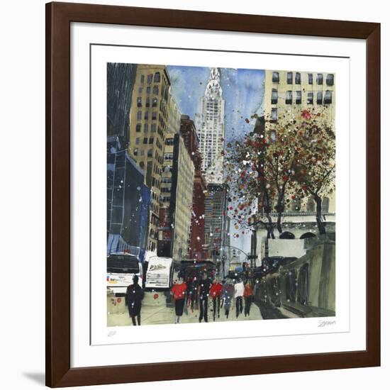 First Glimpse of the Chrysler Building, New York-Susan Brown-Framed Collectable Print