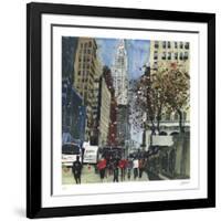 First Glimpse of the Chrysler Building, New York-Susan Brown-Framed Collectable Print