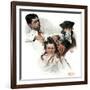 "First Haircut", August 10,1918-Norman Rockwell-Framed Giclee Print