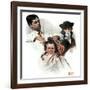 "First Haircut", August 10,1918-Norman Rockwell-Framed Giclee Print