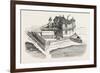 First House Erected in Quebec, Canada, 1870s-null-Framed Giclee Print