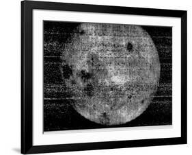 First Image of the Far Side of the Moon, from 63,500 Km (39,500 Miles)-null-Framed Photo